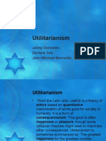 Реферат: Utilitarianism Essay Research Paper UtilitarianismWhat things are